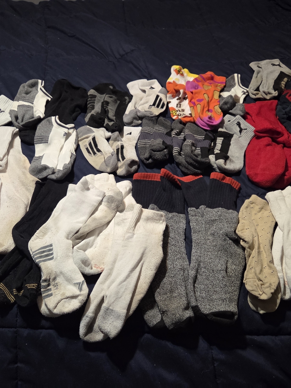 Assorted Kids Athletic Socks - Multicolor Pack